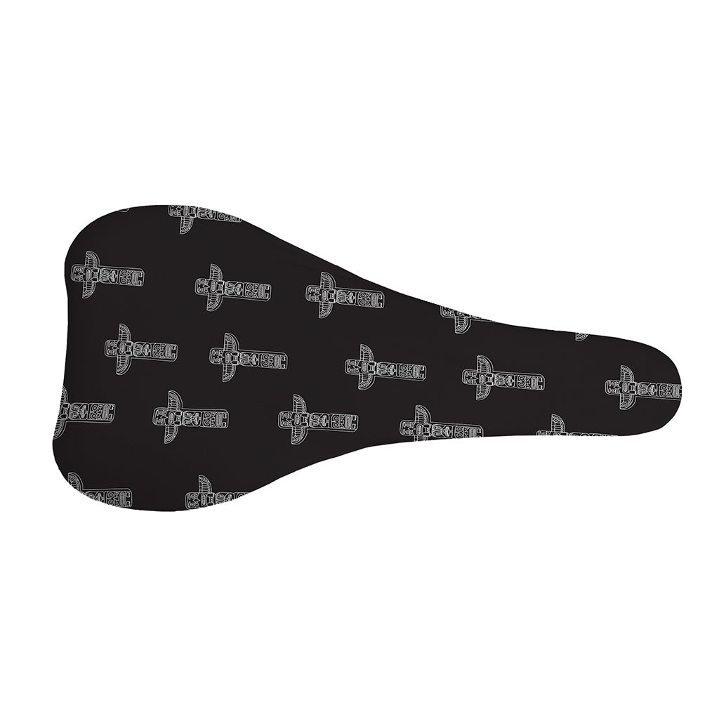 Tribal Totem Pattern Print Bicycle Seat Cover