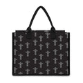 Tribal Totem Pattern Print Canvas Tote Bag