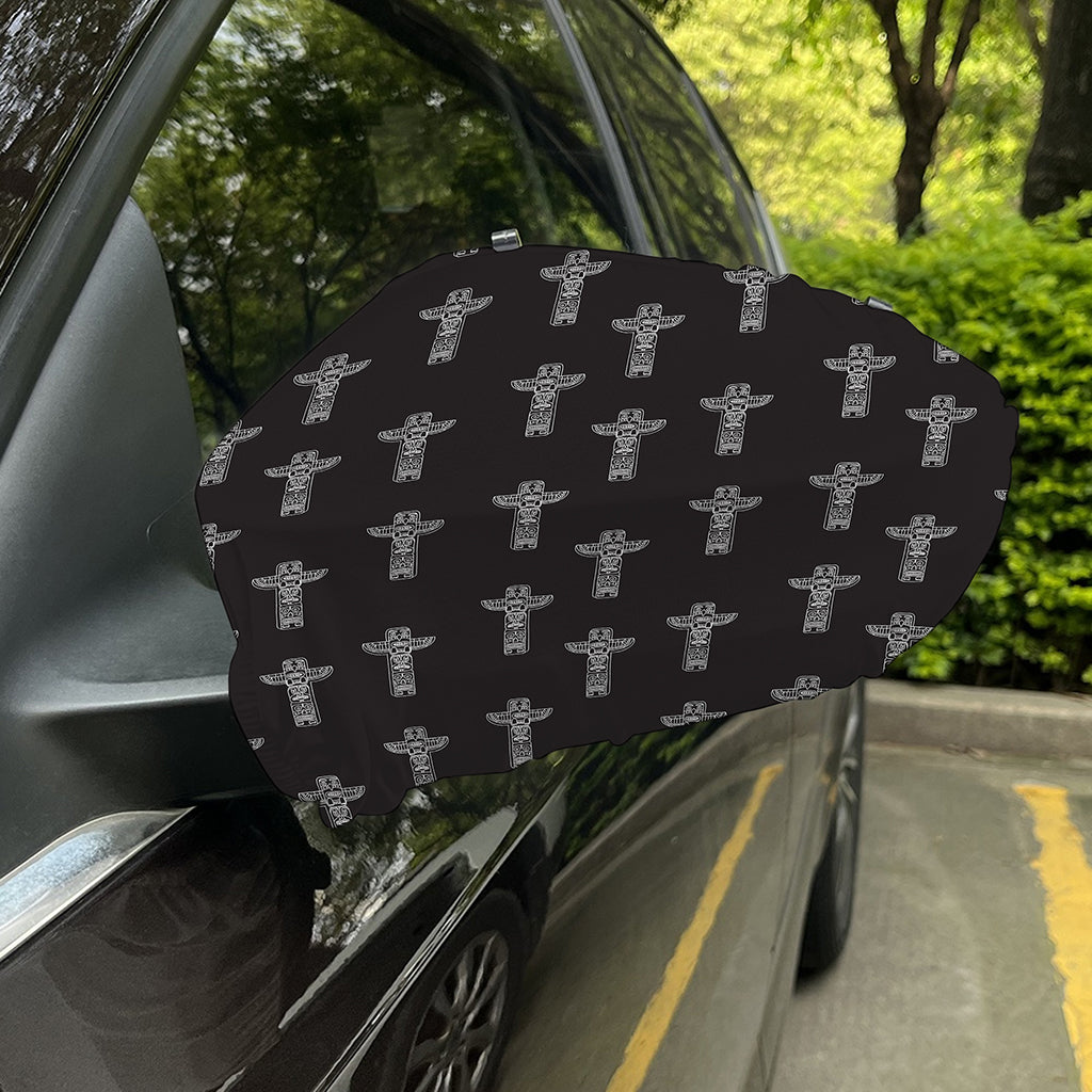 Tribal Totem Pattern Print Car Side Mirror Covers