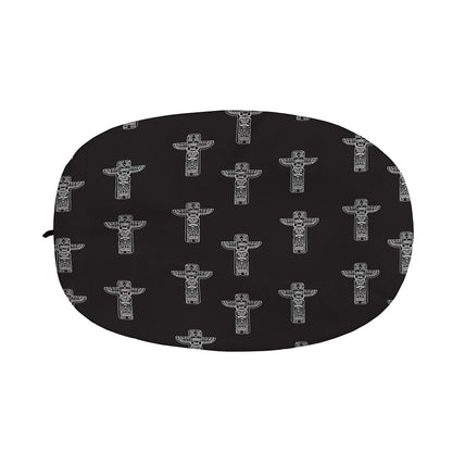 Tribal Totem Pattern Print Car Side Mirror Covers