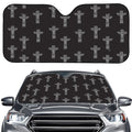 Tribal Totem Pattern Print Car Windshield Sun Shade