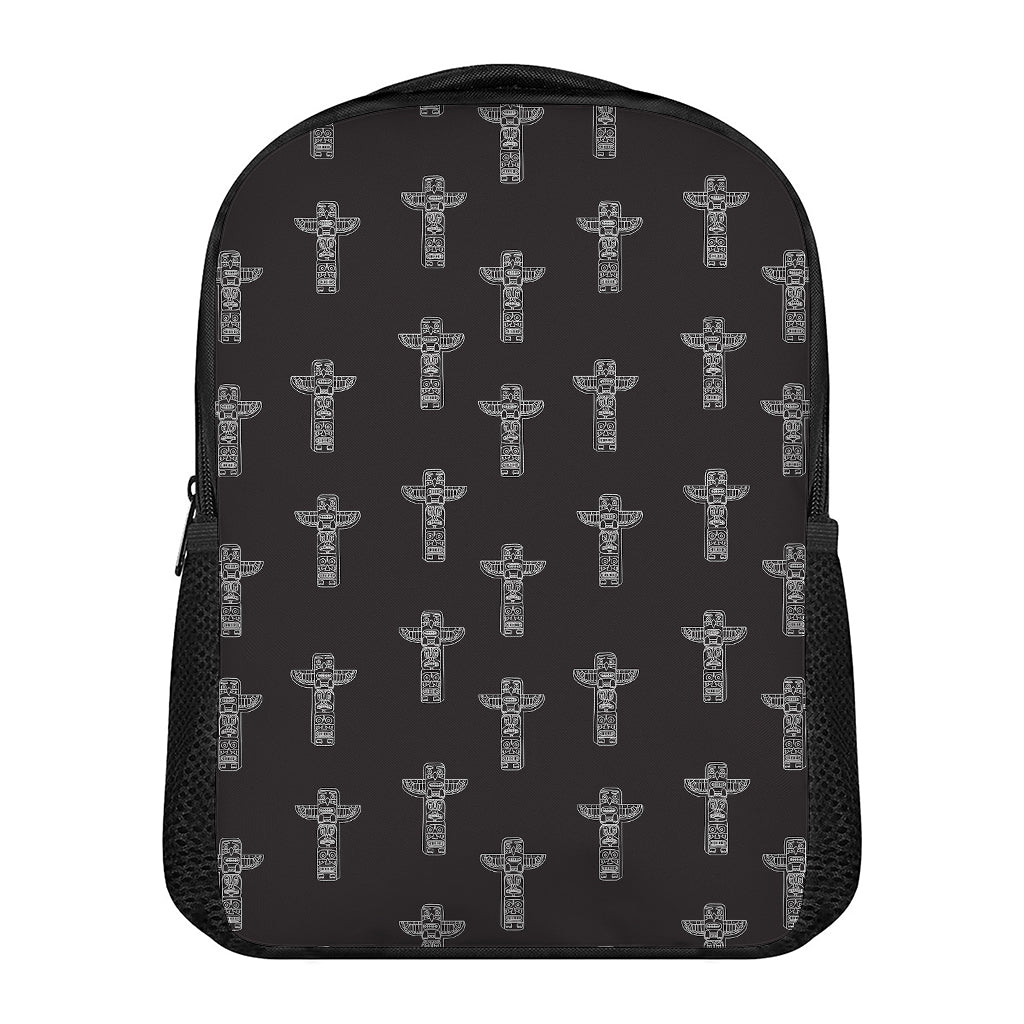 Tribal Totem Pattern Print Casual Backpack