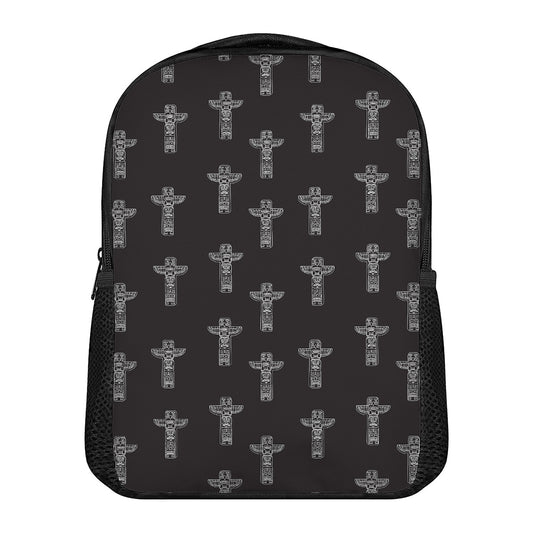 Tribal Totem Pattern Print Casual Backpack
