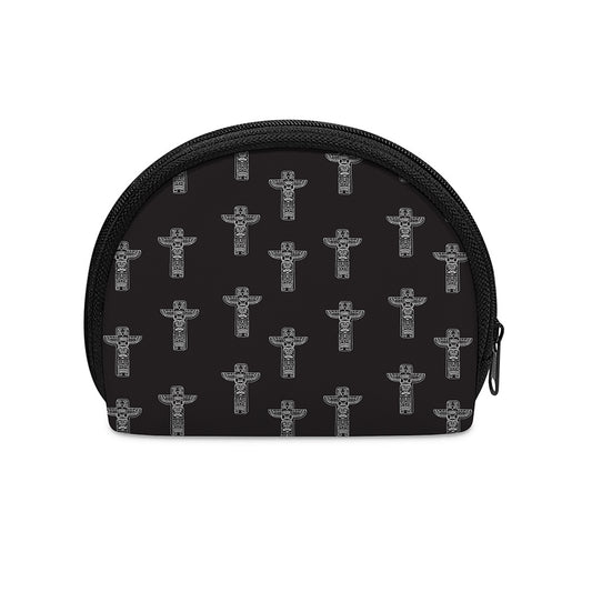 Tribal Totem Pattern Print Coin Purse