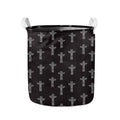 Tribal Totem Pattern Print Collapsible Laundry Basket