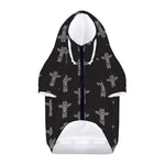 Tribal Totem Pattern Print Dog Zip Up Hoodie