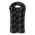 Tribal Totem Pattern Print Double Neoprene Wine Tote