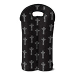 Tribal Totem Pattern Print Double Neoprene Wine Tote