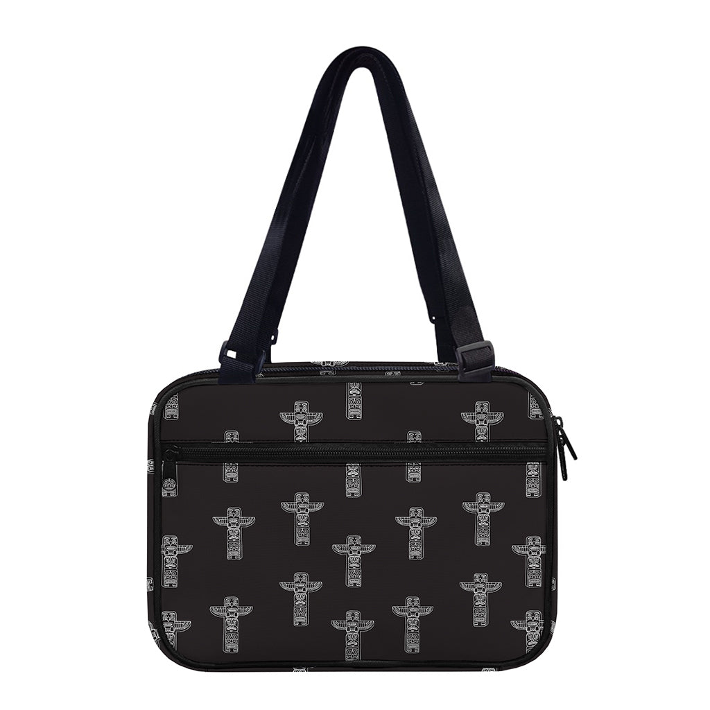 Tribal Totem Pattern Print Double Strap Bible Bag