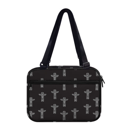 Tribal Totem Pattern Print Double Strap Bible Bag
