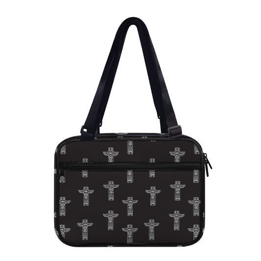 Tribal Totem Pattern Print Double Strap Bible Bag