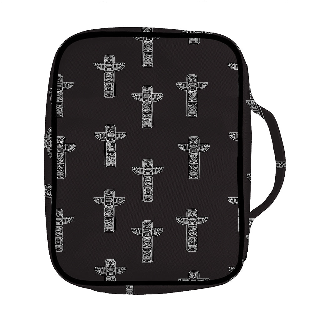 Tribal Totem Pattern Print Front Pocket Bible Bag