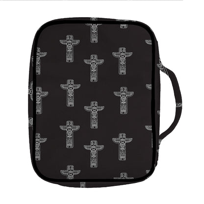 Tribal Totem Pattern Print Front Pocket Bible Bag