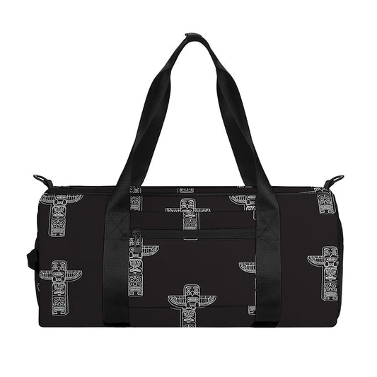 Tribal Totem Pattern Print Gym Bag