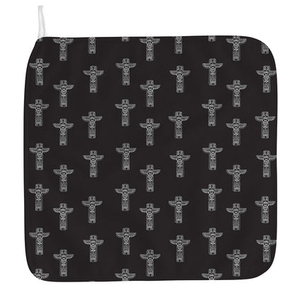 Tribal Totem Pattern Print Hand Towel