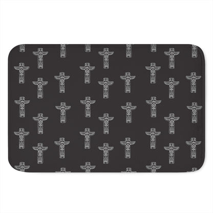 Tribal Totem Pattern Print Indoor Door Mat