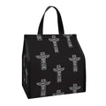Tribal Totem Pattern Print Insulated Lunch Tote