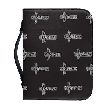 Tribal Totem Pattern Print Leather Bible Cover