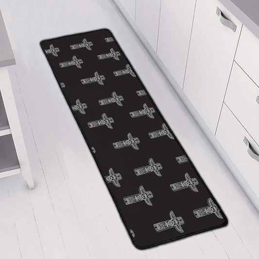 Tribal Totem Pattern Print Long Kitchen Mat
