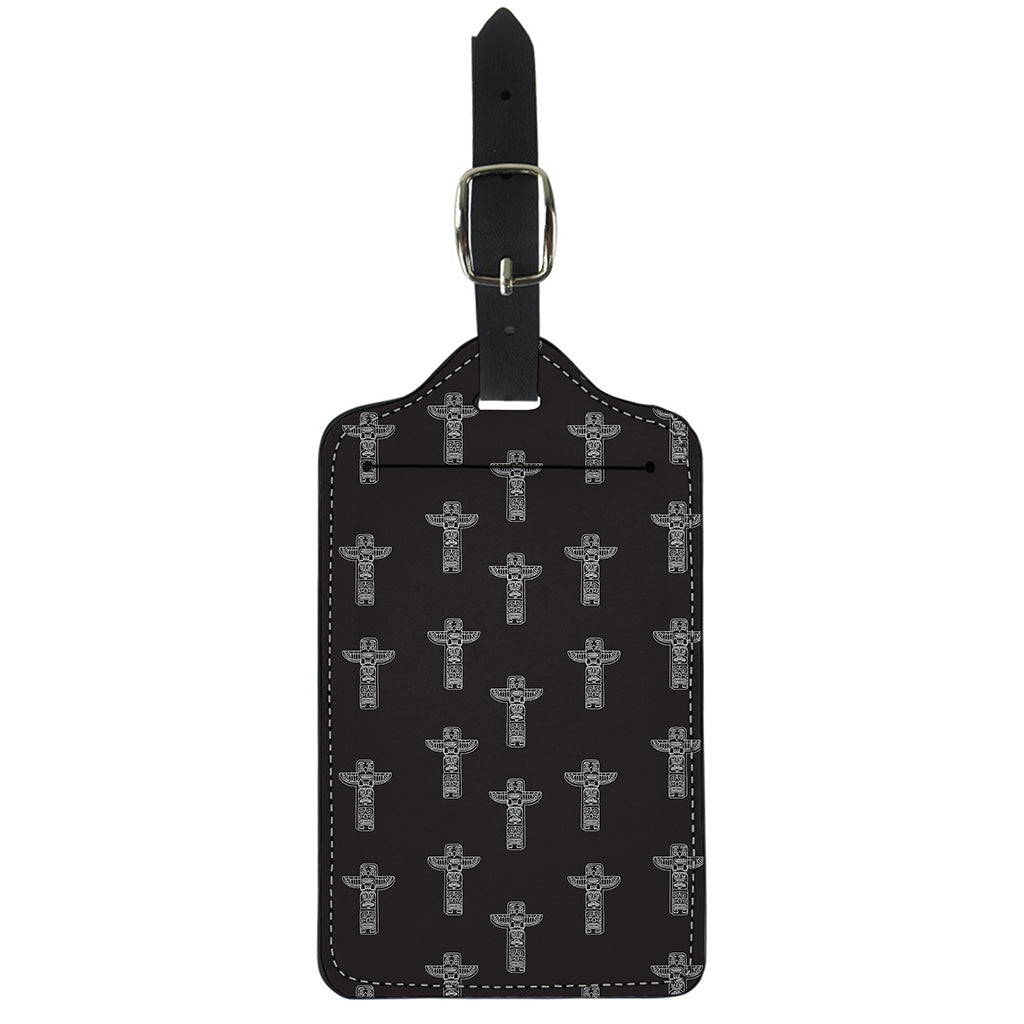 Tribal Totem Pattern Print Luggage Tag