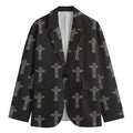 Tribal Totem Pattern Print Men's Blazer