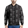 Tribal Totem Pattern Print Men's Bomber Jacket