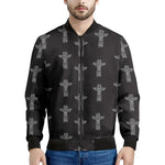 Tribal Totem Pattern Print Men's Bomber Jacket