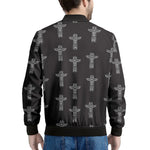 Tribal Totem Pattern Print Men's Bomber Jacket
