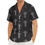 Tribal Totem Pattern Print Men's Deep V-Neck Shirt