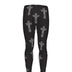 Tribal Totem Pattern Print Men's leggings