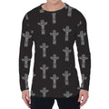 Tribal Totem Pattern Print Men's Long Sleeve T-Shirt