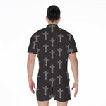 Tribal Totem Pattern Print Men's Rompers