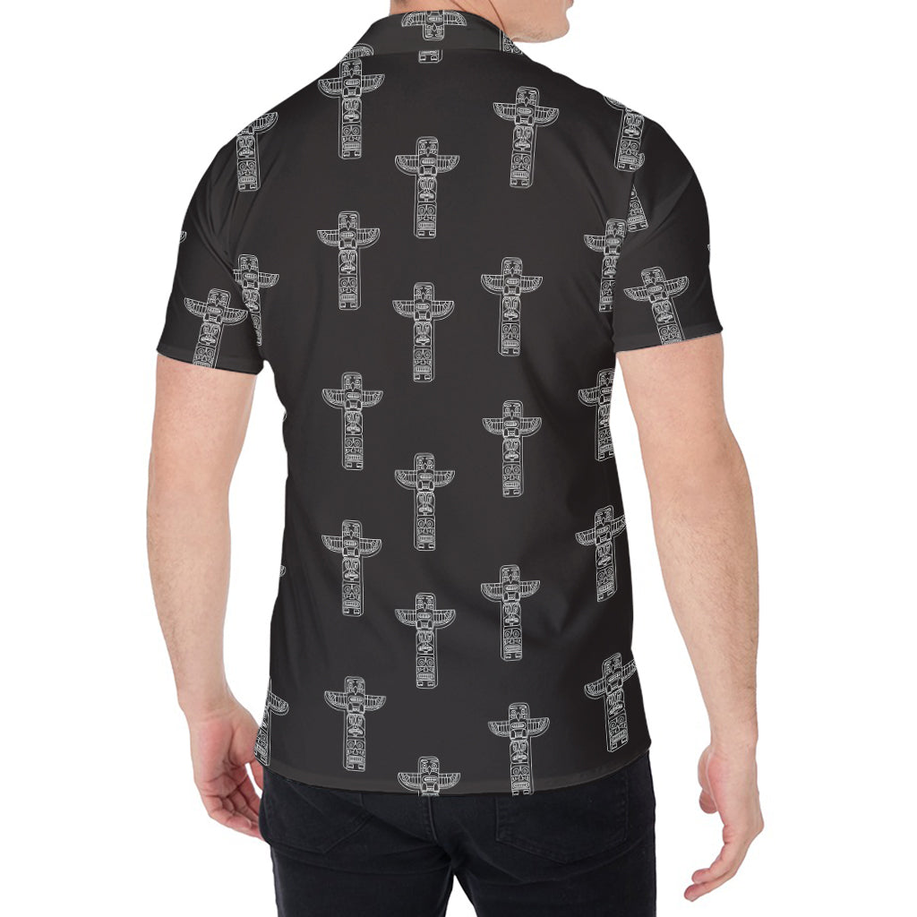 Tribal Totem Pattern Print Men's Shirt