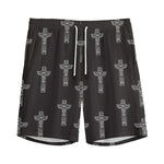 Tribal Totem Pattern Print Men's Sports Shorts