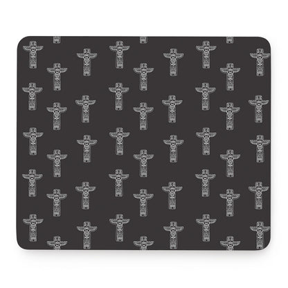 Tribal Totem Pattern Print Mouse Pad
