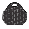 Tribal Totem Pattern Print Neoprene Lunch Bag