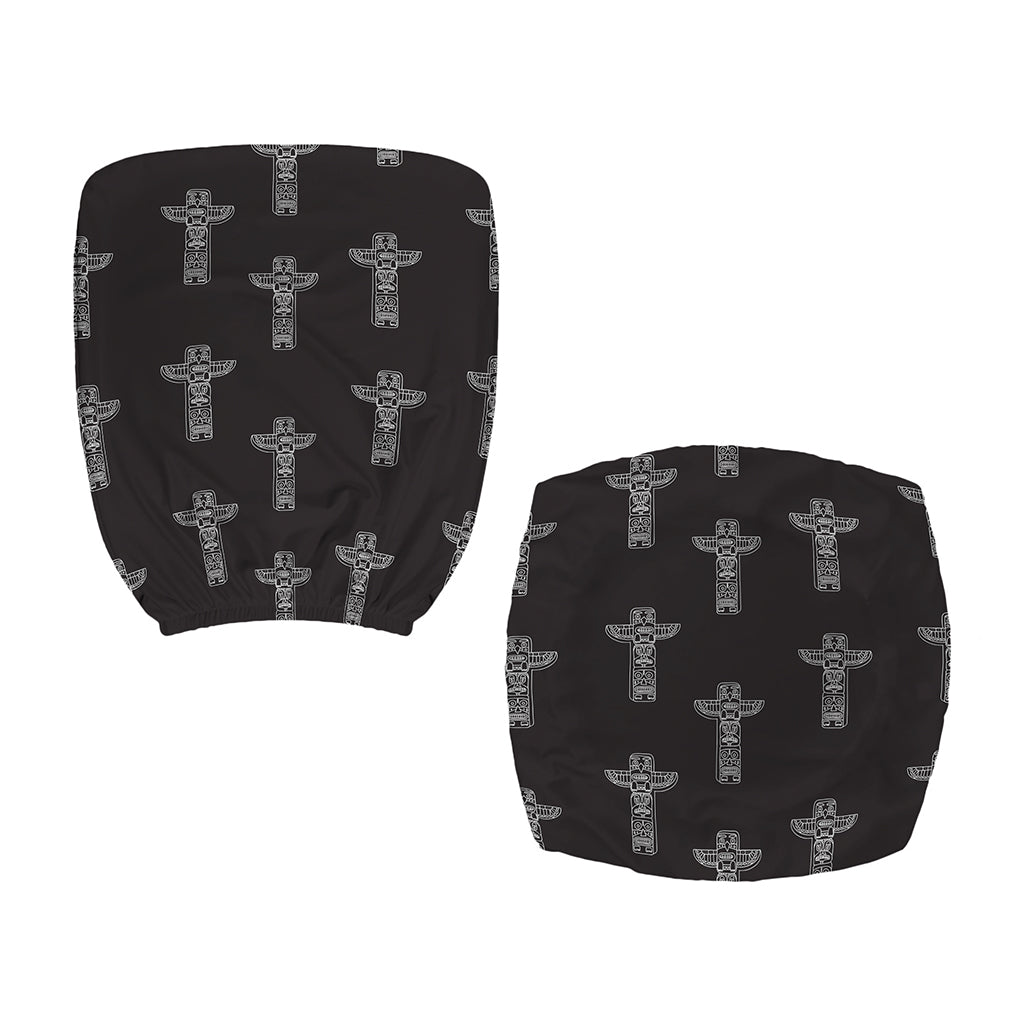 Tribal Totem Pattern Print Office Chair Cover