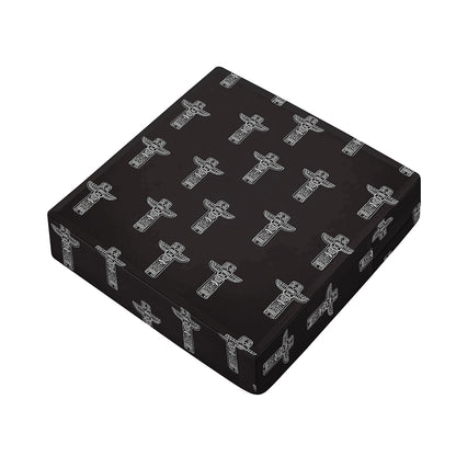 Tribal Totem Pattern Print Outdoor Seat Cushion Cover