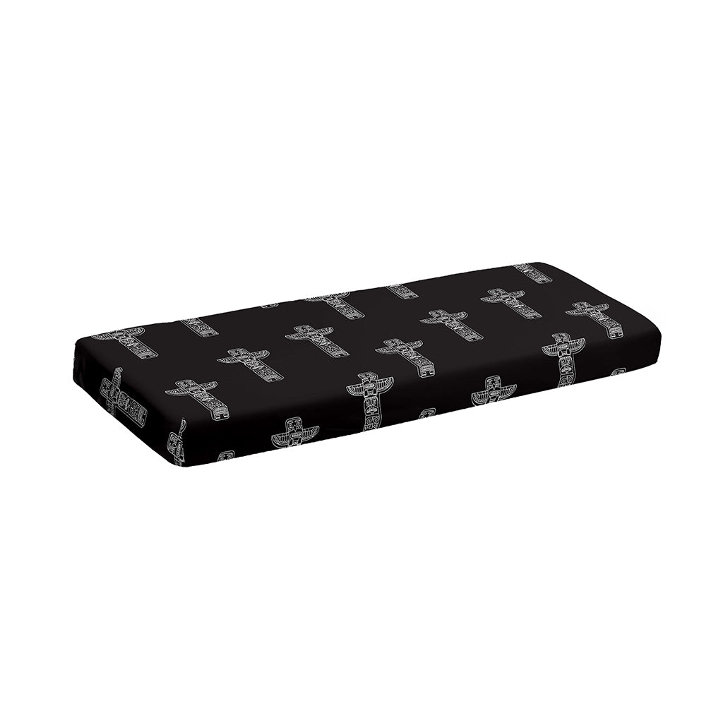 Tribal Totem Pattern Print Piano Keyboard Cover