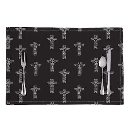 Tribal Totem Pattern Print Placemat