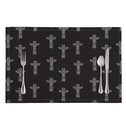 Tribal Totem Pattern Print Placemat