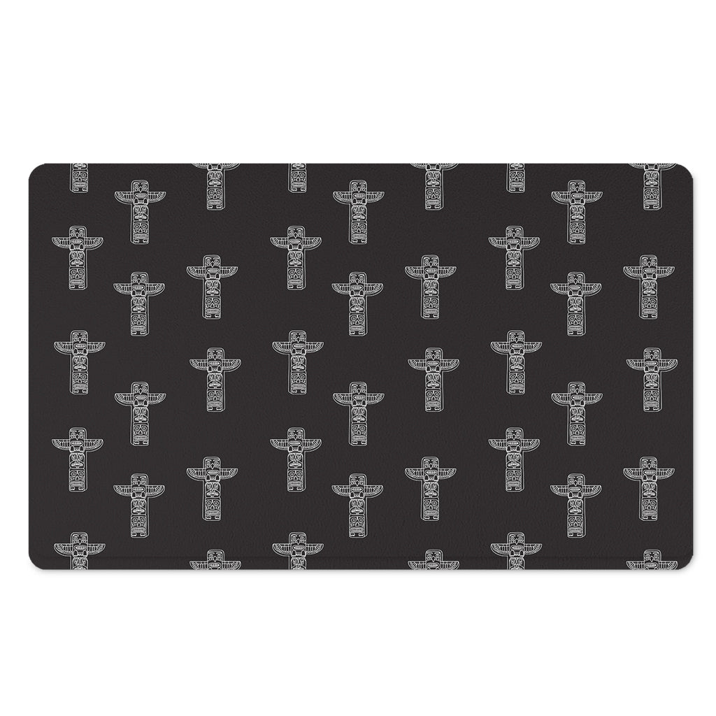 Tribal Totem Pattern Print Polyester Doormat