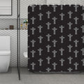 Tribal Totem Pattern Print Polyester Shower Curtain