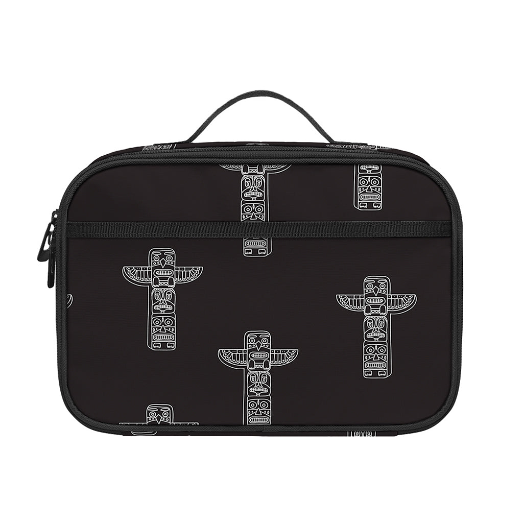 Tribal Totem Pattern Print Portable Lunch Bag