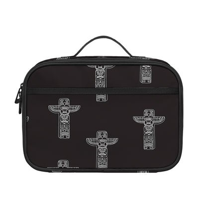 Tribal Totem Pattern Print Portable Lunch Bag