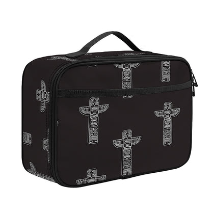 Tribal Totem Pattern Print Portable Lunch Bag