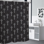 Tribal Totem Pattern Print Premium Shower Curtain