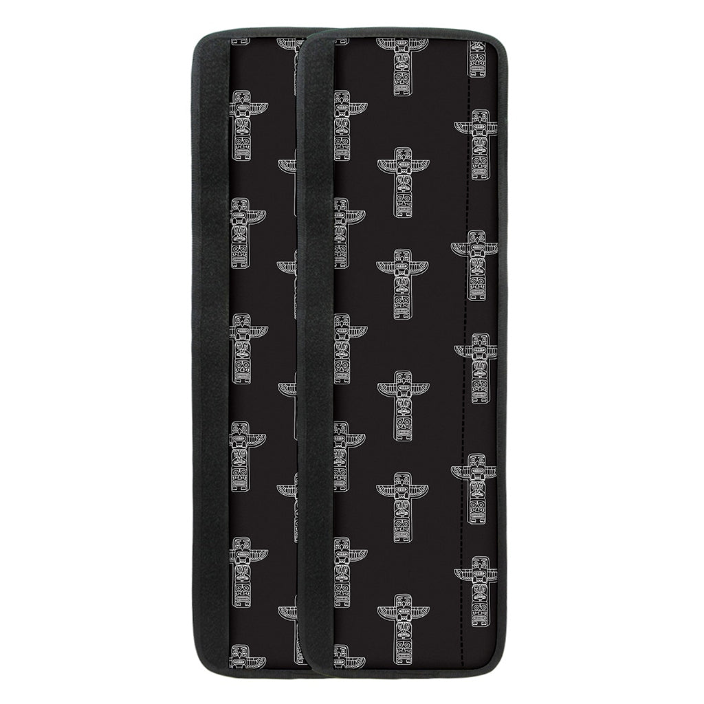 Tribal Totem Pattern Print Refrigerator Handle Covers
