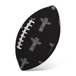 Tribal Totem Pattern Print Rugby Ball