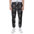 Tribal Totem Pattern Print Joggers